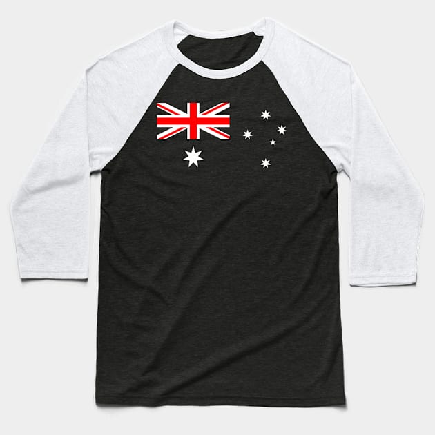 Australia Flag Baseball T-Shirt by SperkerFulis